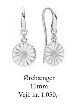 Vibholm Ørehænger 11mm, DKK 1050 tilbud