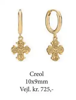 Vibholm Creol 10x9mm, DKK 725 tilbud