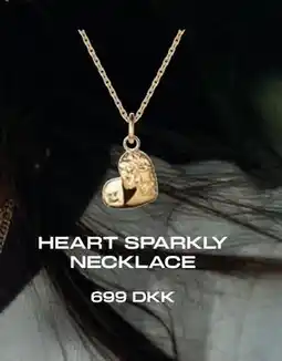 Vibholm HEART SPARKLY NECKLACE, DKK 699 tilbud