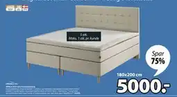 JYSK HEMLA GC75 latex kontinentalseng, DKK 5000 tilbud