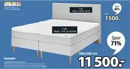 JYSK DUNLOPILLO ENA kontinentalseng, DKK 11500 tilbud