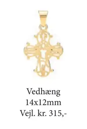 Vibholm Vedhæng 14x12mm, DKK 315 tilbud