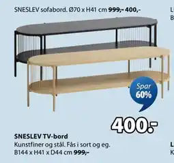 JYSK SNESLEV TV-bord, DKK 400 tilbud