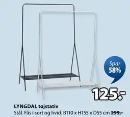 JYSK LYNGDAL tøjstativ, DKK 125 tilbud
