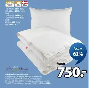 JYSK ANEMONE moskusdundyne tilbud