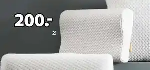 JYSK KVINA konturpude med memory foam, DKK 200 tilbud