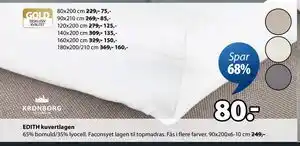 JYSK EDITH kuvertlagen, DKK 80 tilbud