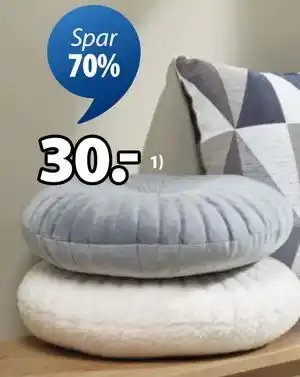 JYSK KUGLEASK pyntepude, DKK 30 tilbud