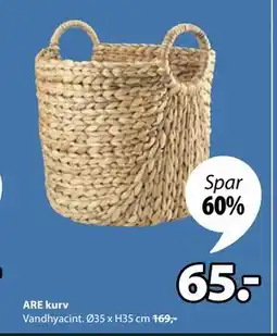 JYSK ARE kurv, DKK 65 tilbud