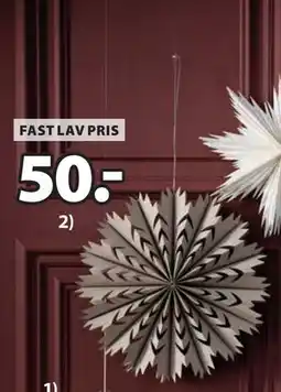 JYSK SEPTARIE julestjerne, DKK 50 tilbud