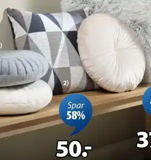 JYSK TEMPELTRE pyntepude, DKK 50 tilbud