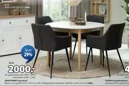 JYSK MARSTRAND spisebord tilbud