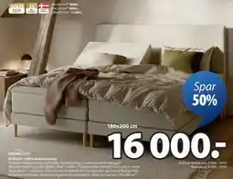 JYSK KUPELVA + BRYA elevationsseng, DKK 16000 tilbud