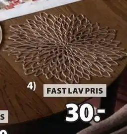 JYSK HYRROKIN dækkeserviet, DKK 30 tilbud