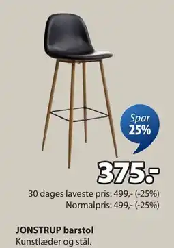 JYSK JONSTRUP barstol, DKK 375 tilbud