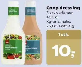 SuperBrugsen Coop Dressing 400g tilbud
