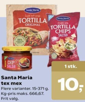 SuperBrugsen Santa Maria Tex Mex tilbud