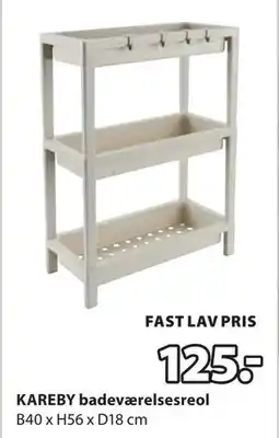 JYSK KAREBY badeværelsesreol, DKK 125 tilbud