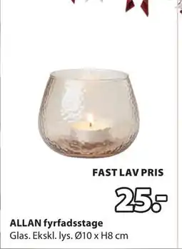 JYSK ALLAN fyrfadsstage, DKK 25 tilbud