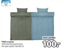 JYSK TONE sengetøj., DKK 100 tilbud