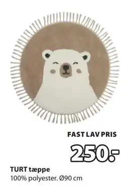 JYSK TURT tæppe, DKK 250 tilbud