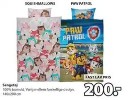 JYSK Sengetøj, DKK 200 tilbud