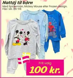 Hi five Nattøj til børn, DKK 100 tilbud