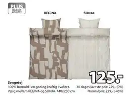 JYSK Sengetøj, DKK 125 tilbud