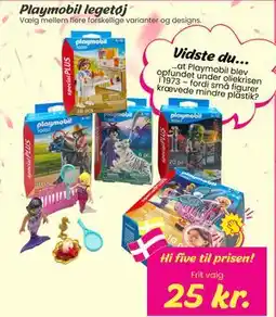 Hi five Playmobil legetøj., DKK 25 tilbud