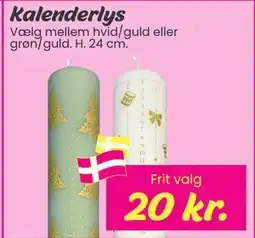 Hi five Kalenderlys, DKK 20 tilbud