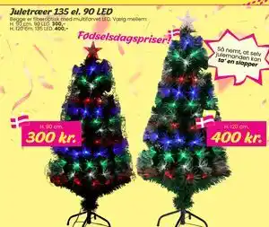 Juletræer 135 el. 90 LED