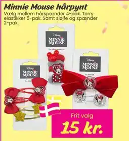 Hi five Minnie Mouse hårpynt, DKK 15 tilbud