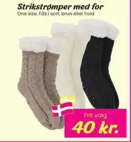 Hi five Strikstrømper med for, DKK 40 tilbud