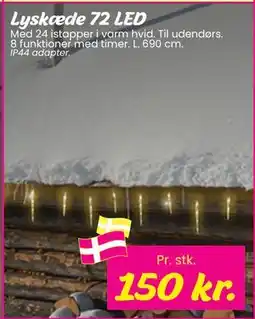 Hi five Lyskæde 72 LED, DKK 150 tilbud