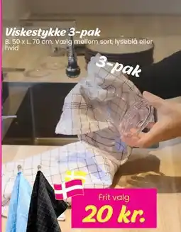 Hi five Viskestykke 3-pak, DKK 13 tilbud