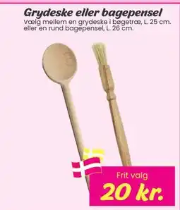 Hi five Grydeske eller bagepensel, DKK 20 tilbud