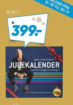 Bilka Mads Christensen julekalender, DKK 399 tilbud