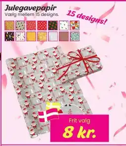 Hi five Julegavepapir, DKK 8 tilbud