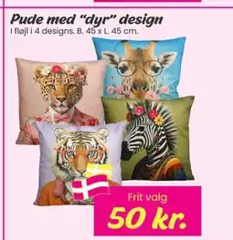 Hi five Pude med “dyr” design, DKK 50 tilbud