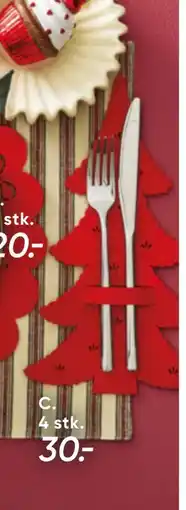 Bilka Bestikholder som juletræ, DKK 30 tilbud
