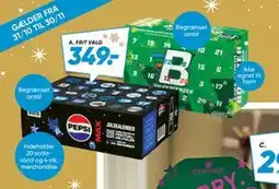 Bilka Pepsi Max julekalender, DKK 349 tilbud