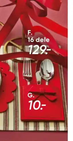 Bilka Salling bestik, DKK 129 tilbud