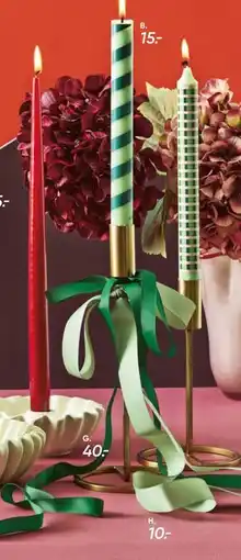 Bilka Kalenderlysstage til stagelys, DKK 40 tilbud