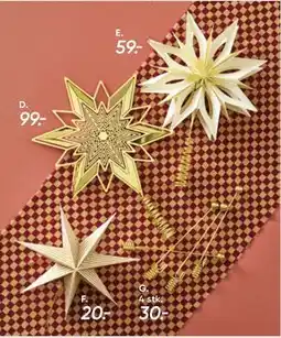 Bilka Topstjerne i metal, DKK 99 tilbud