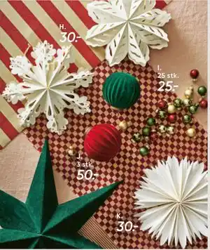 Bilka Glaskugler, DKK 25 tilbud