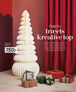 Bilka Honeycomb papirjuletræ H: 150 cm, DKK 750 tilbud