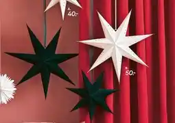 Bilka Papirstjerner, DKK 50 tilbud