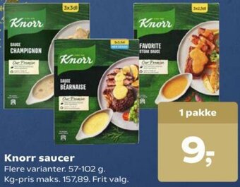 SuperBrugsen Knorr Saucer tilbud