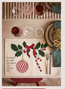 Bilka Dækkeserviet Vendbar, DKK 30 tilbud