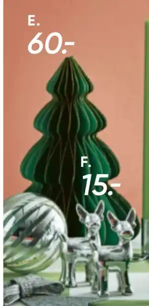 Bilka Honeycomb juletræ, DKK 60 tilbud